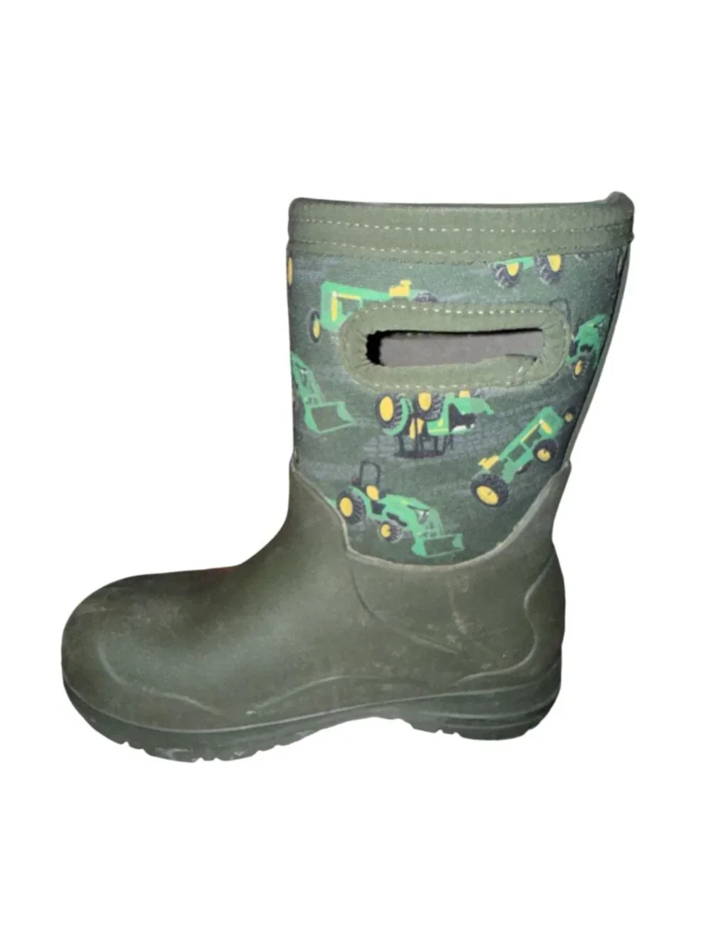 Bogs York Seamless Tractors Green Waterproof Snow Rain Boots Boys 11 -22 F Green